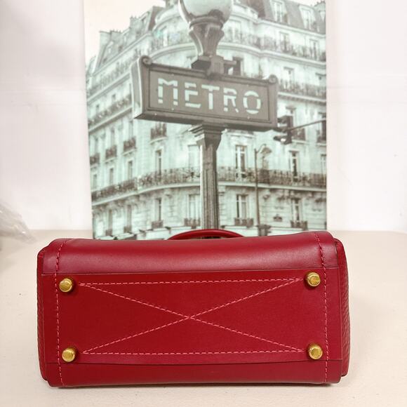 Coach 79468 Troupe Tote IN Deep Red - Picture 4 of 7